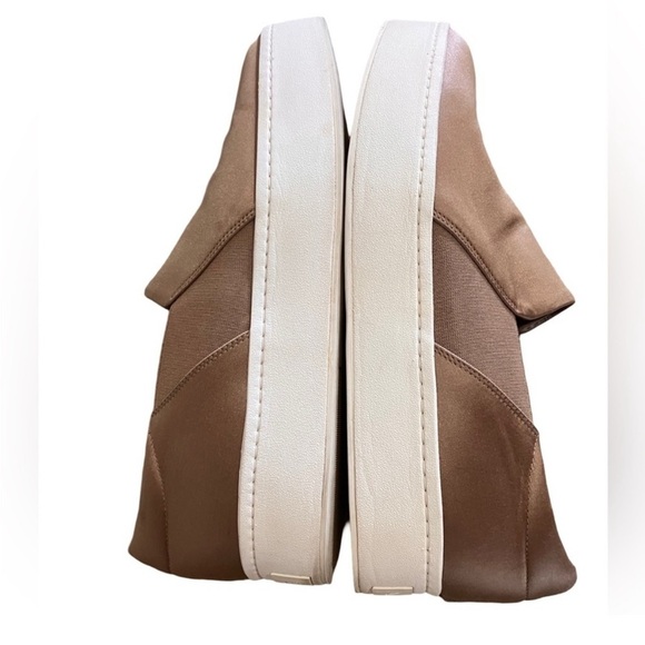 Vince Champagne Satin Warren 90s Y2K Slip-On Loafers - Picture 6 of 10